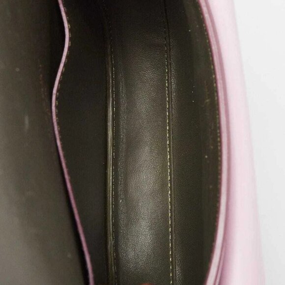 Burberry Light Purple Calfskin Leather Crossbody Square Mini Satchel Bag - Picture 10 of 12